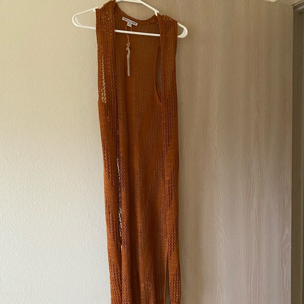 Short sleeve cardigan